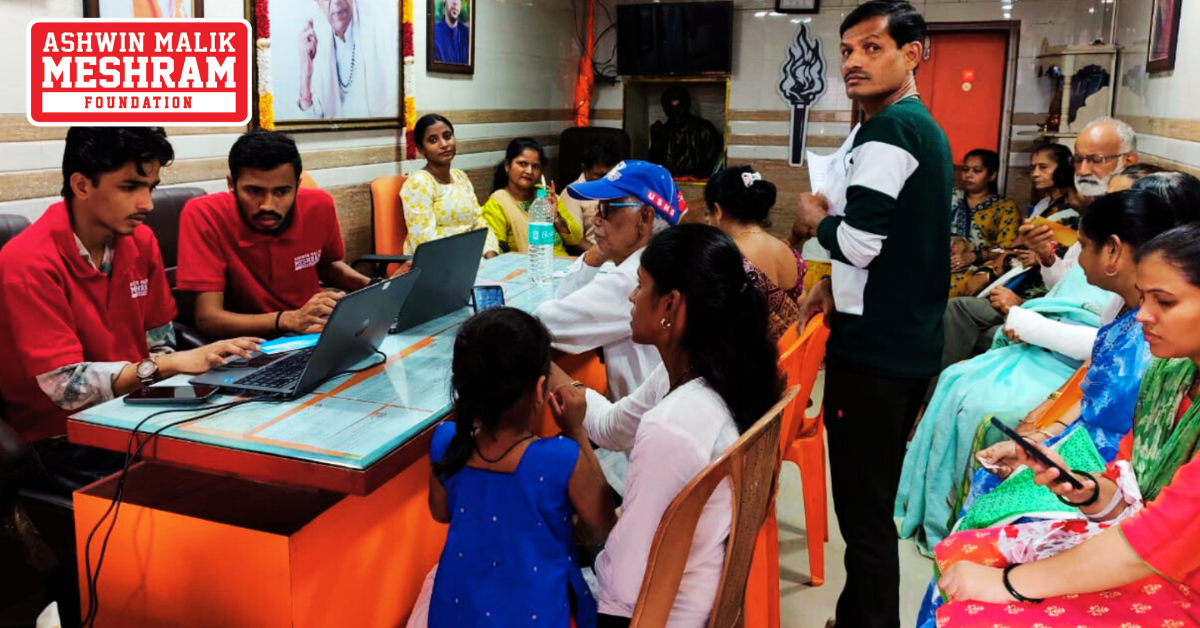 300+ beneficiaries availed the benefits of the camps conducted by Meshram Foundation.