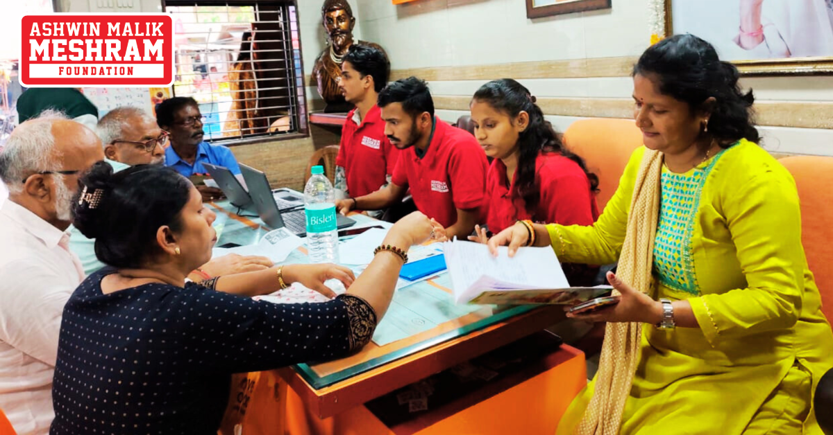 300+ beneficiaries availed the benefits of the camps conducted by Meshram Foundation.