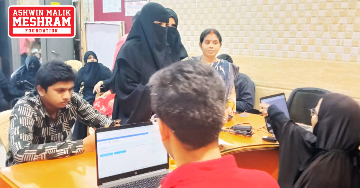 300+ beneficiaries availed the benefits of the camps conducted by Meshram Foundation.