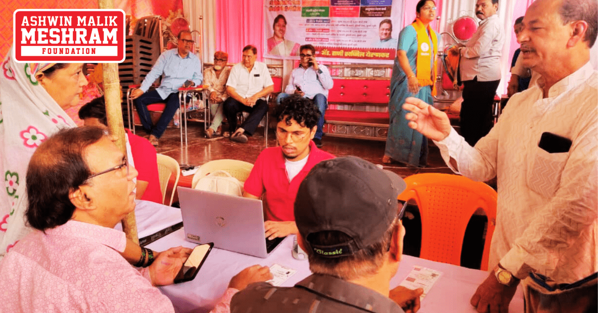 400+ beneficiaries availed the benefits of the camps conducted by Meshram Foundation.