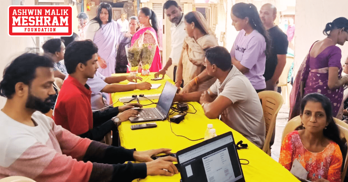 550+ beneficiaries availed the benefits of the camps conducted by Meshram Foundation.