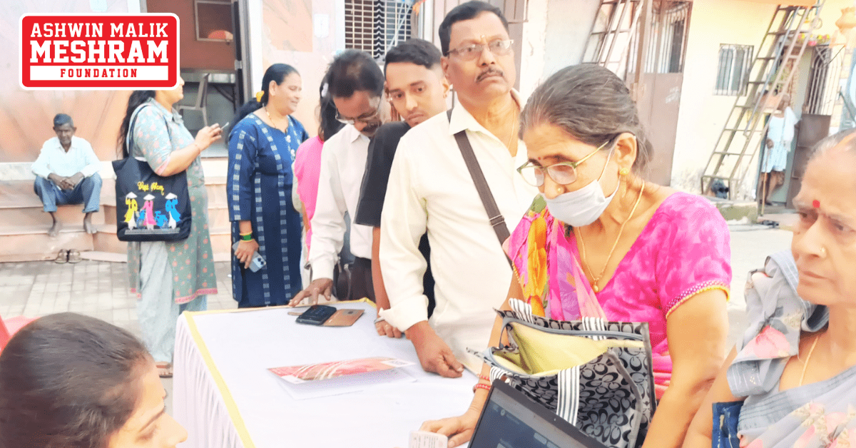 650+ beneficiaries availed the benefits of the camps conducted by Meshram Foundation.